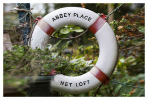 The entrance to Abbey Place Net Loft